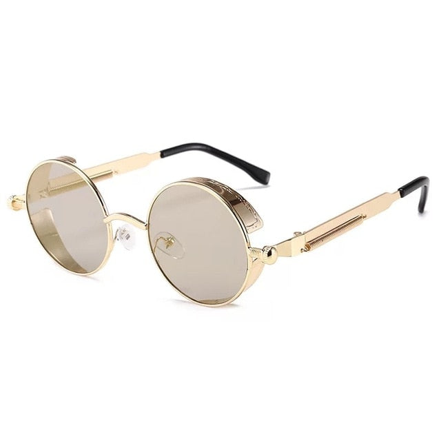Round Retro Cool Shades. "Rodeo Rider" Sunglasses. Polarized lens. WickedYo